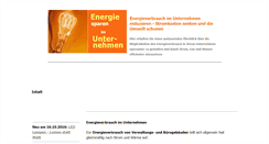 Desktop Screenshot of energiekosten-unternehmen.de